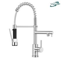 Torneira Pia Cozinha Gourmet Luxo Misturador Monocomando Cromada Aço Inox Quente E Frio Yesop