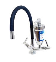 Torneira Pia Cozinha Mesa Preta Filtro Prata Gourmet Luxo Del Metais Torneira Pia Cozinha Mesa Preta Filtro Prata Gourmet Luxo Del Metais