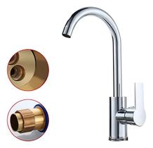 Torneira Pia Cozinha Misturador Água Quente e Fria Monocomando Alta Cromado 9038c