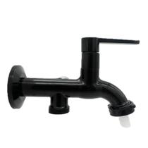 Torneira Pia Cozinha Tanque Máquina Jardim 2 Saídas Abs 1/4v