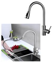 Torneira Pia Extensível Jato Agua Quente Fria Gourmet Monocomando - ZEM