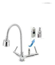 Torneira Pia Gourmet Mesa Com Saída Purificador Torneira Pia Gourmet Mesa Com Saída Purificador