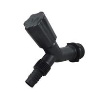 Torneira plástica jardim tanque pia abs pvc 1/2" e 3/4"preta Torneira plástica jardim tanque pia abs pvc 1/2" e 3/4"preta