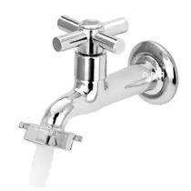 Torneira Plastilit Tanque Cromado 10cm com Bico 1/4 de Volta Torneira Plastilit Tanque Cromado 10cm com Bico 1/4 de Volta