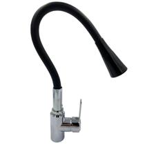 Torneira preta flexivel mesa 2 jatos agua quente/fria inox misturador reforçado Torneira preta flexivel mesa 2 jatos agua quente/fria inox misturador reforçado