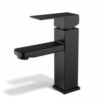 Torneira Preta Monocomando Deend Viena Para Banheiro 17cm