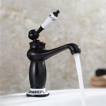 Torneira Provençal Bancada Pia Lavabo Banheiro Cozinha Elegante Cerâmica Metal Água Quente Fria Luxo