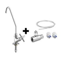 Torneira Purificador Faucet Bancada Mesa 1/4 De Volta + Kit Para Instalação Filtro Embaixo Da Pia Torneira Purificador Faucet Bancada Mesa 1/4 De Volta + Kit Para Instalação Filtro Embaixo Da Pia