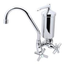 Torneira Purificador Filtro Parede Bica Móvel Metal Cromado Luxo Torneira Purificador Filtro Parede Bica Móvel Metal Cromado Luxo