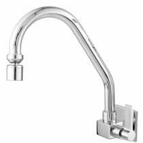 Torneira quadri premium parede 4121 arejador articulado c 70 1/4 volta t351