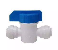 Torneira Registro em Linha de Engate Rápido para Mangueira 1/4"