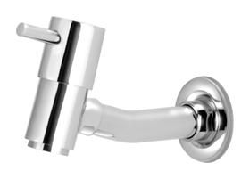 Torneira Reta Parede para Tanque Jardim Lavatório Metal 1/4v