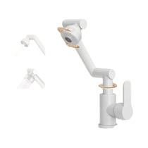 Torneira Robótica Universal De Modo Duplo Com Braço Rotativo Para Cozinha E Banheiro, Água Quente E