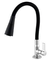 Torneira safira bancada b movel tb silicone soft black c70 1/2" - fortmetais 8592 Torneira safira bancada b movel tb silicone soft black c70 1/2" - fortmetais 8592