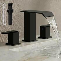 Torneira SREEZNX 20 cm de Instalação Ampla com Cascata Preto Fosco Torneira SREEZNX 20 cm de Instalação Ampla com Cascata Preto Fosco