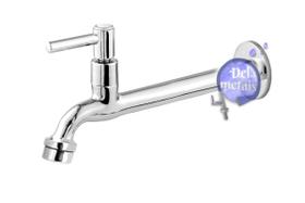 Torneira Tanque Jardim Coz. Parede Metal Arejador 1159 C-34 Del Metais