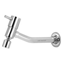Torneira Tanque/jardim/cozinha Reta De Parede Metal Luxo 1/4v