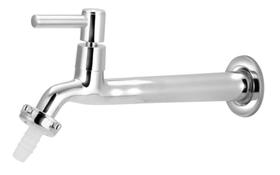 Torneira Tanque/jardim Reta C/bico Parede Metal 22cm 1/4v