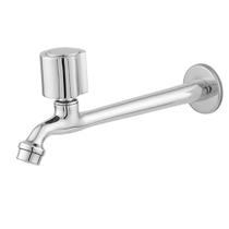 Torneira Tanque Lavanderia Pia Reta 18cm Parede Metal Acab. C40 CasaGrande Mundial - Um Novo Conceito.