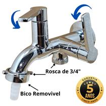 Torneira Tanque Máquina De Lavar Cromada Com Dupla Saída Em ABS