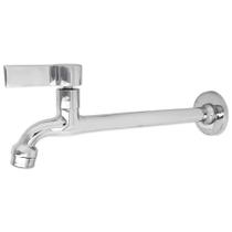 Torneira Tanque Reta Metal Parede 18cm 1/4V C70 Luxo CasaGrande Mundial Torneira Tanque Reta Metal Parede 18cm 1/4V C70 Luxo CasaGrande Mundial