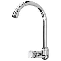 Torneira Temporizada para Banheiro de Parede com Bica Móvel Blukit 1/2"