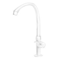 Torneira Tigre Linea Mesa Bica Alta Móvel 1/2" Branco