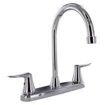 Torneira Valterra PF221305 cromada, bica alta de 20 cm, 2 manípulos