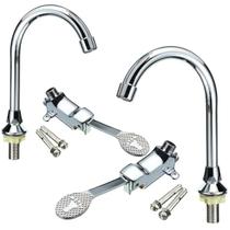 Torneira Valvula Acionamento Pedal Kit 2 Uni Banheiro Hospital Clinica Laboratorio Piscina Pia Torneira Valvula Acionamento Pedal Kit 2 Uni Banheiro Hospital Clinica Laboratorio Piscina Pia