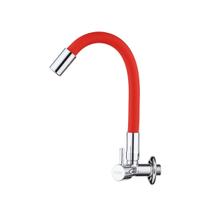 Torneira Vermelha Cozinha Parede Gourmet Flexível Luxo Civitt