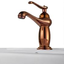 Torneira Vintage Estilo Cobre Retro Bronze Misturador Monocomando Bica Baixa Bico Aerador