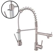 Torneiras de Cozinha Monocomando Gourmet Cromada Aço Escovado
