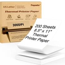 Torneiras de papel para impressora térmica em 200 folhas de 8,5 x 11 polegadas