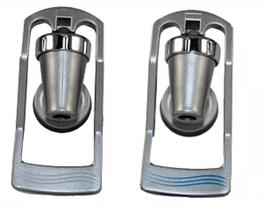 Torneiras IBBL FR600 Prata c/ Gravura Azul e Cinza ( 2 pçs )