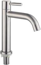 Torneiras Para Banheiro de Aço Inoxidável de Furo Único Moderno Suave com Filtro 304A