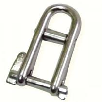 Tornel Manilha Longa Reta Em Aço Inox Com Chave Pino 5X40 Mm