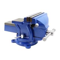 Tornillo de Banco Nakkaa de 6" de Alta Resistencia con Base Giratoria de Hierro Fundido