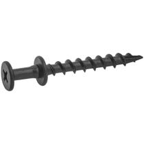 Tornillo National Hardware Bearclaw Negro con Anclaje 2 piezas