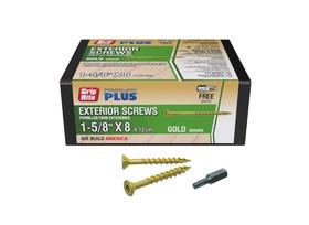 Tornillos para Deck Grip-Rite L158stgd1 Cabeza Plana 4.13 cm 124 piezas