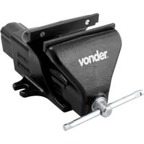 Torno De Bancada Fixo N 6 Em Ferro Fundido Nodular Vonder