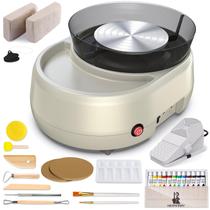 Torno de cerâmica Catcrafter 6" com rotação bidirecional Torno de cerâmica Catcrafter 6" com rotação bidirecional