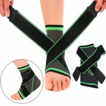 Tornozeleira Ajustável Confortável Para Proteção e Exercício Funcional Tornozeleira Ajustável Confortável Para Proteção e Exercício Funcional