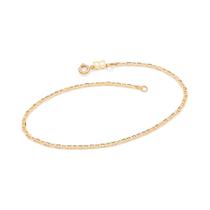 Tornozeleira banhada a ouro 18k Cód. 5507452500 TAM 25 CM Tornozeleira banhada a ouro 18k Cód. 5507452500 TAM 25 CM