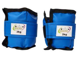 Tornozeleira / Caneleira 2 KG Azul