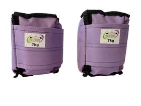 Tornozeleira / Caneleira 7 KG Lilas