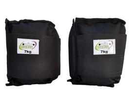 Tornozeleira / Caneleira 7 KG Nylon Preto Tornozeleira / Caneleira 7 KG Nylon Preto