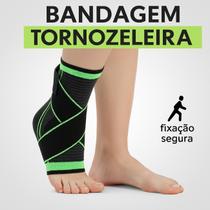 Tornozeleira Compressão Ajustável Para exercício funcional Ortopédica Tornozeleira Compressão Ajustável Para exercício funcional Ortopédica