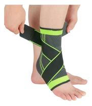 Tornozeleira Compressão Estabilizadora Ortopédica Elástica Ajustável