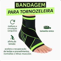 Tornozeleira Compressão Ortopédica Ajustável Para exercício funcional Tornozeleira Compressão Ortopédica Ajustável Para exercício funcional