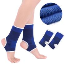 Tornozeleira Compressão Ortopédica Esportiva Calcanhar Par